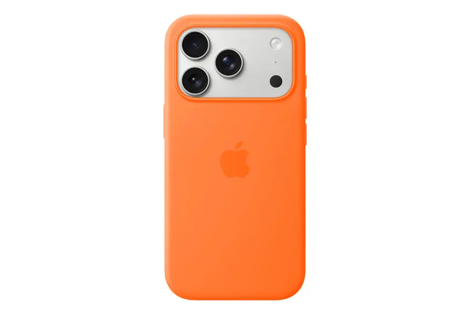 CASE17PROSILOR | Силиконовый чехол MagSafe для iPhone 17 Pro Оранжевый