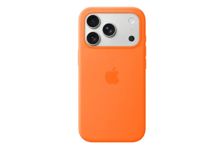 CASE17PROSILOR | Силиконовый чехол MagSafe для iPhone 17 Pro Оранжевый