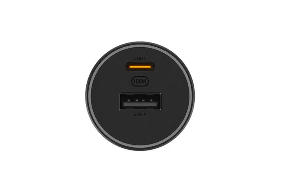 Xiaomi CHRGX100W | Автомобильное зарядное устройство Dual USB Type-C 100 Вт Черный
