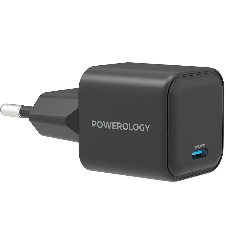 Powerology P35WSPCEU | Зарядное устройство для телефона 35 Вт GaN Type-C