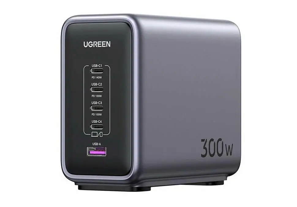 UGREEN CD333 Nexode | Mobile Phone Charger 30W GaN 1xUSB 4xType-C
