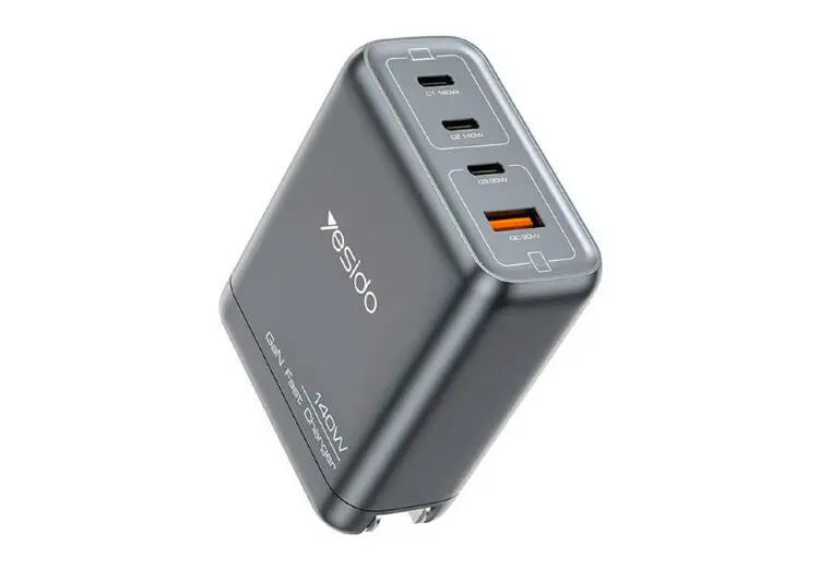 YESIDO YC143 | Mobile Phone Charger GaN 140W Fast Charge