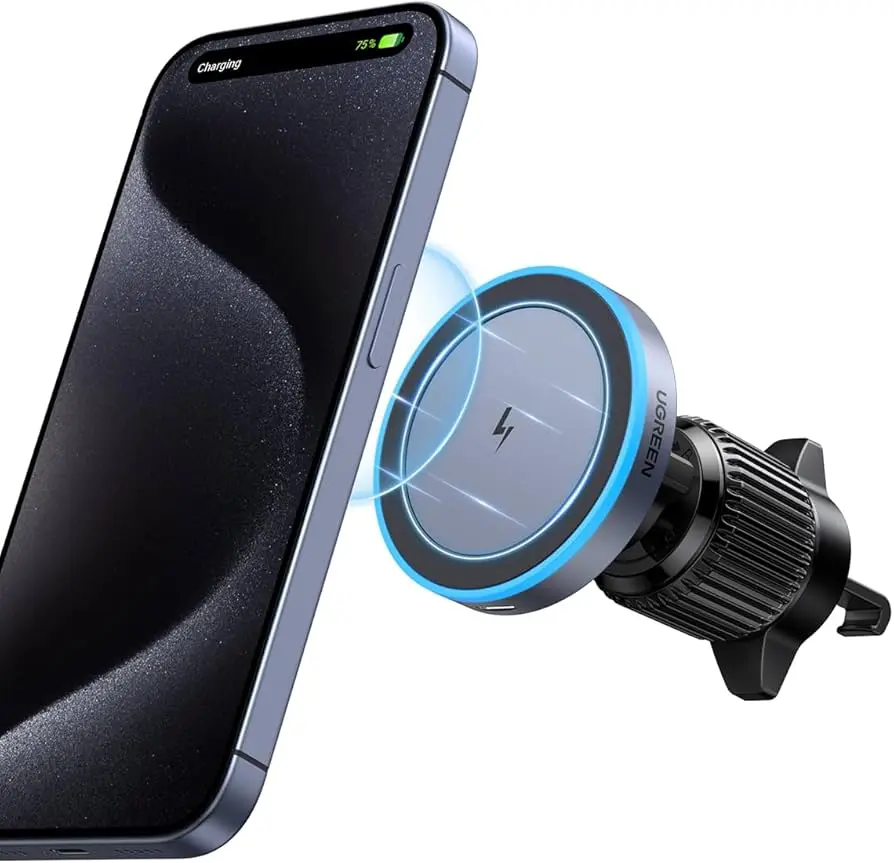 UGREEN W525 | Wireless Charger 15W Magnetic Car Mount