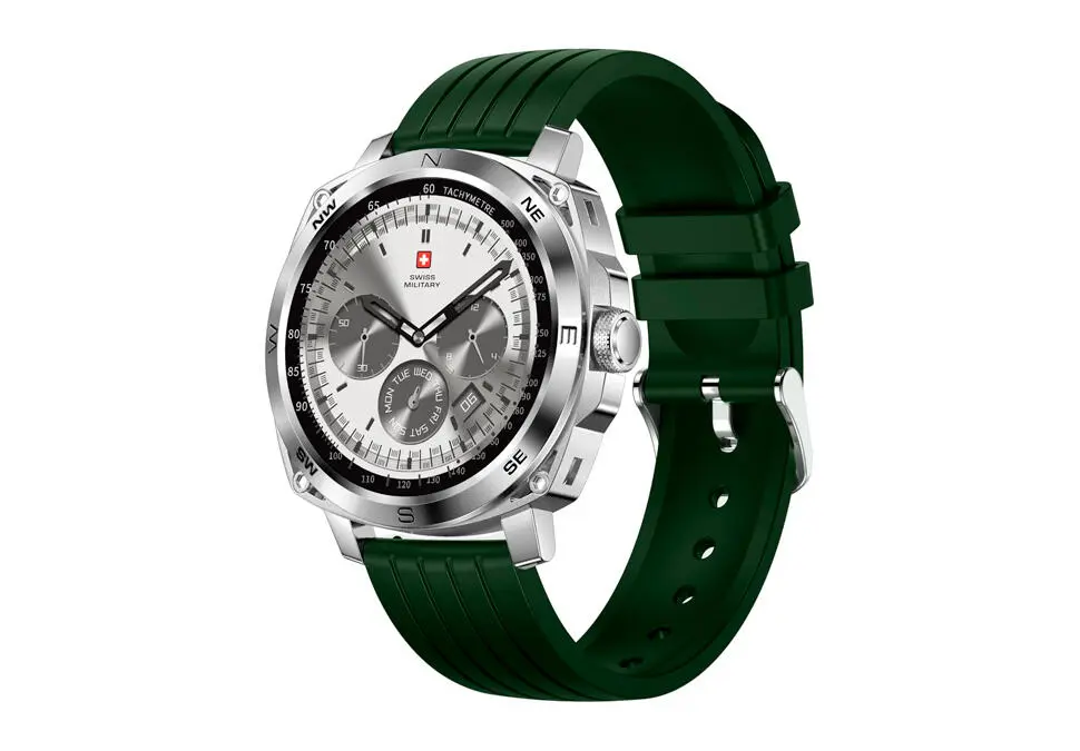 Swiss Military SWSMDOM4 | Smart Watch AMOLED 1.43" Stainless Steel 7 Days