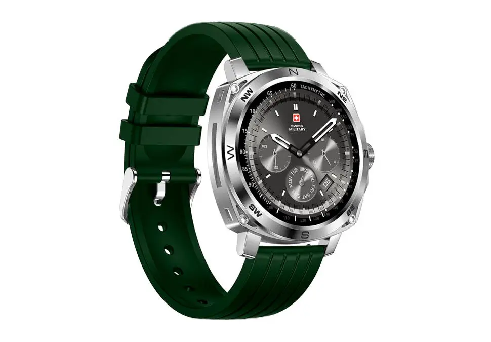 Swiss Military SWSMDOM4 | Smart Watch AMOLED 1.43" Stainless Steel 7 Days