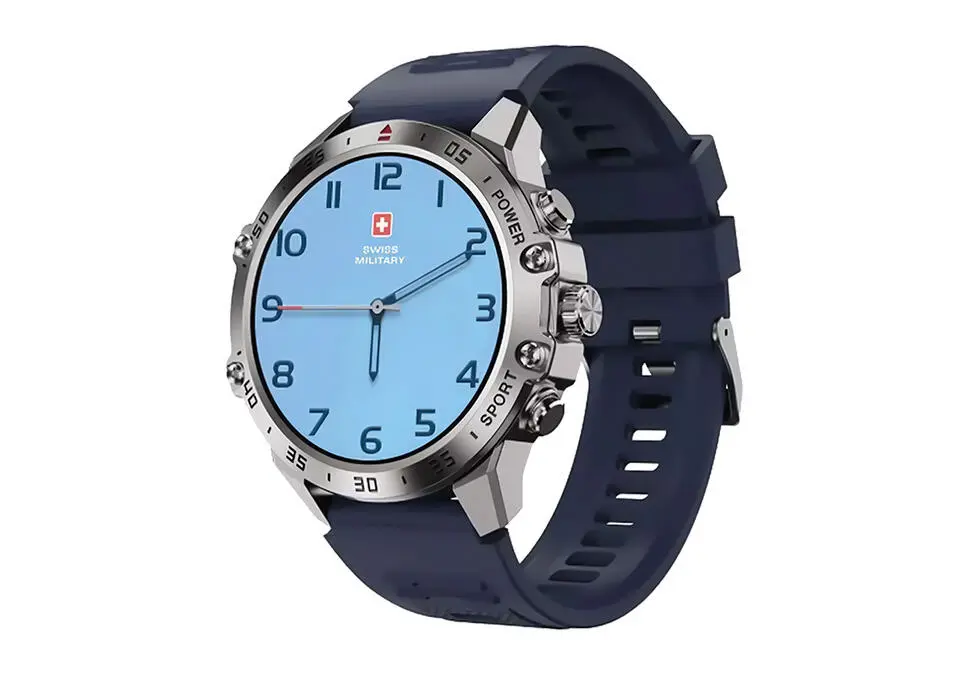 Swiss Military SWSMDOM5 | Smart Watch 1.43″ AMOLED Up to 7 Days Blue