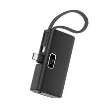 WIWU WI-P044 | Повербанк 5000мАч 20W Type-C Беспроводная Быстрая Зарядка Черный