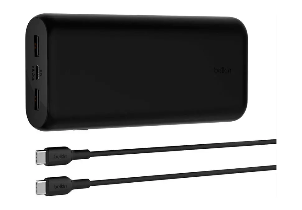 Belkin BPB014BTBK | Power Bank 20000mAh 3-Port PD 20W