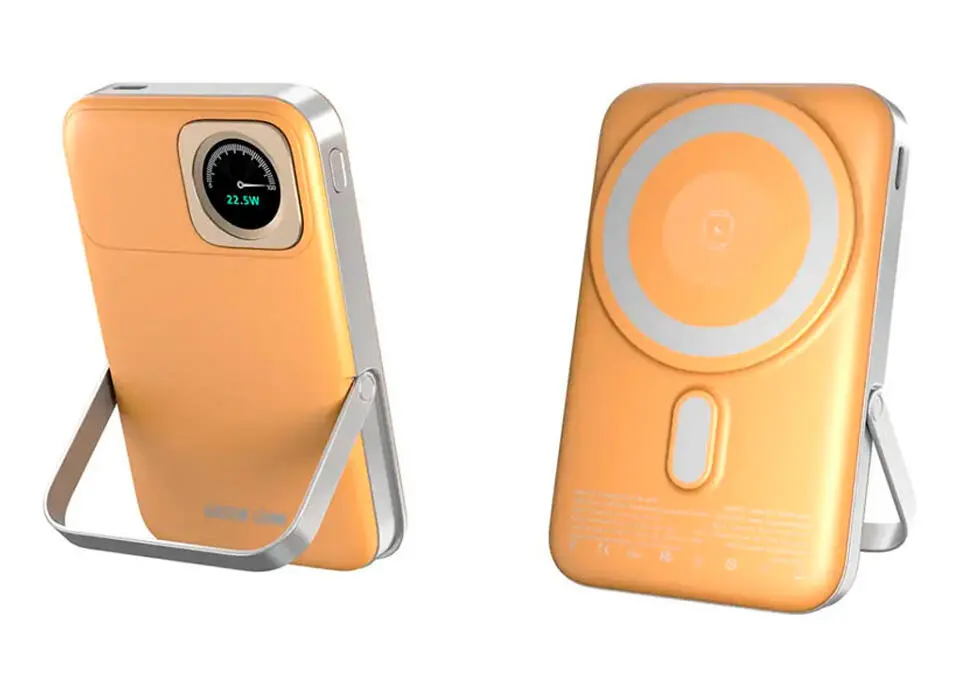 Green Lion PBGLVGAUGEOR | Power Bank 10000mAh 22.5W 2x Type-C Wireless