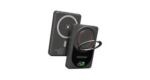Porodo PDPBFCH086DG | Внешний аккумулятор 10000мАч 15Вт Type-C MagSafe Qi2