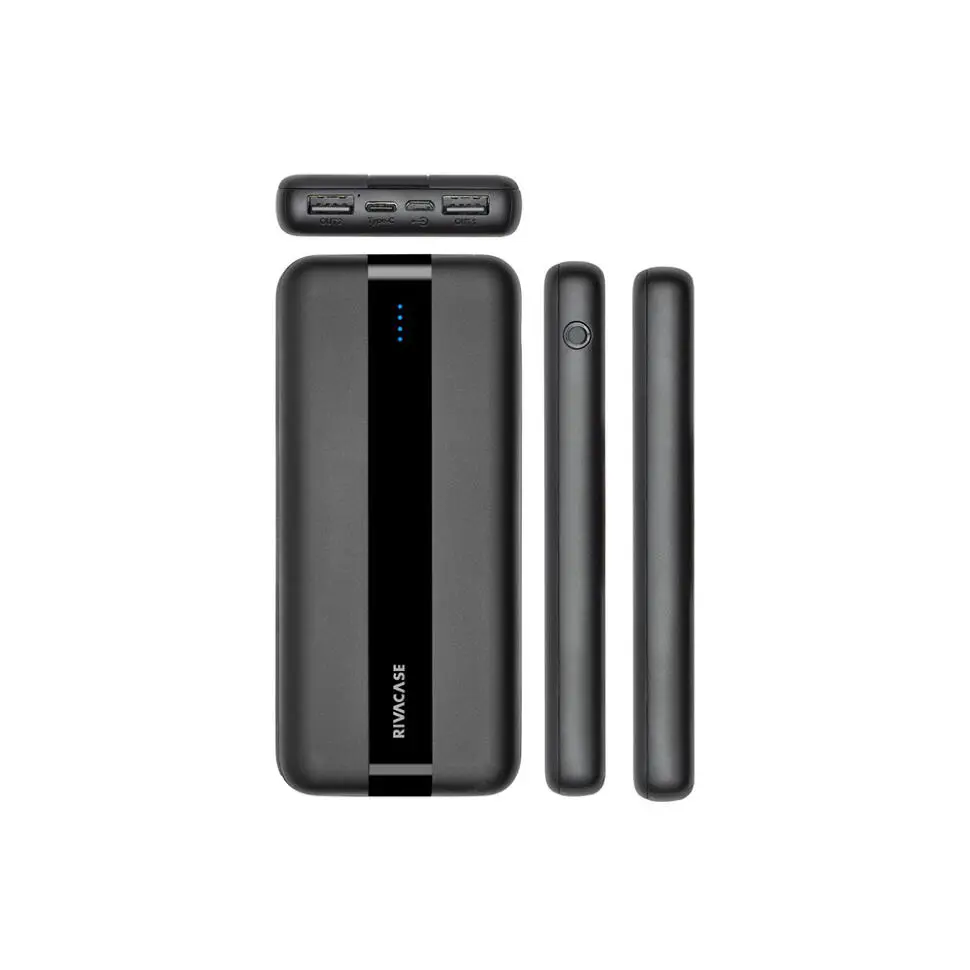 RIVACASE PBRVA2041BLK | Power Bank 10000mAh Dual USB Type-C