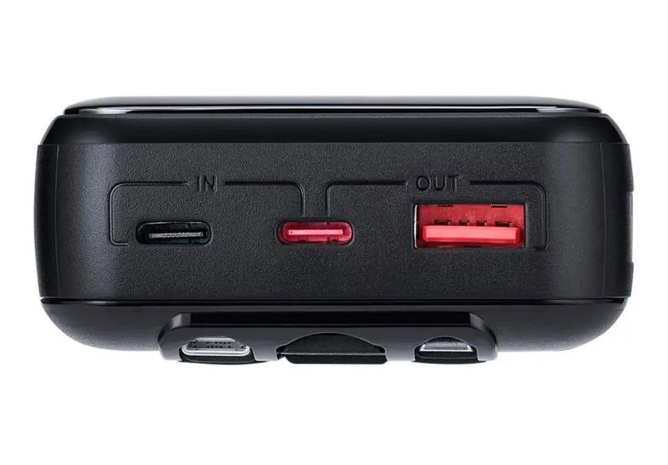 RIVACASE VA2221 | Power Bank 20000mAh 2xUSB-A 1xType-C Black