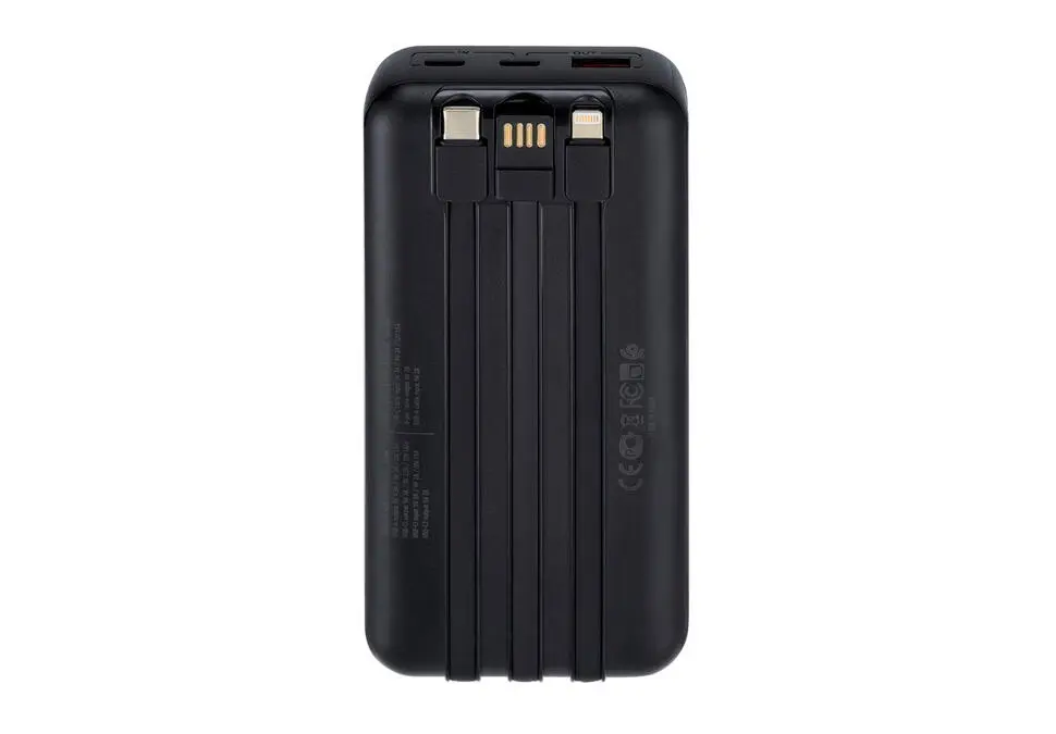 RIVACASE VA2221 | Power Bank 20000mAh 2xUSB-A 1xType-C Black