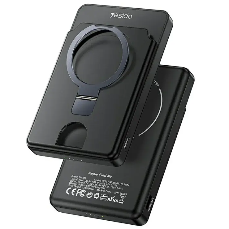YESIDO YP73 | Power Bank 5000mAh Type-C/USB Magnetic Locator