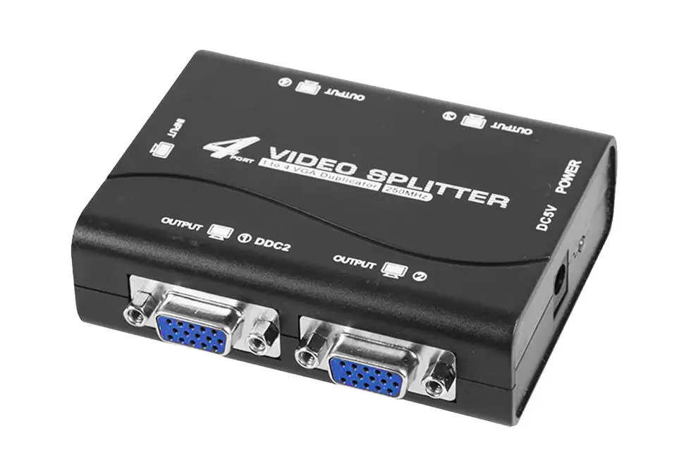 PC Plus SPLITVGAPCP4P | VGA-сплиттер 4 порта, высокое разрешение