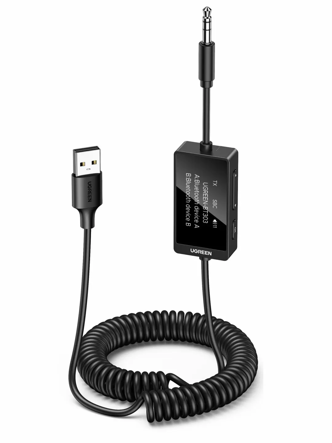 UGREEN BTUGBT303 | Bluetooth ses kabul ediji/geçiriji BT5.4 ikili enjam