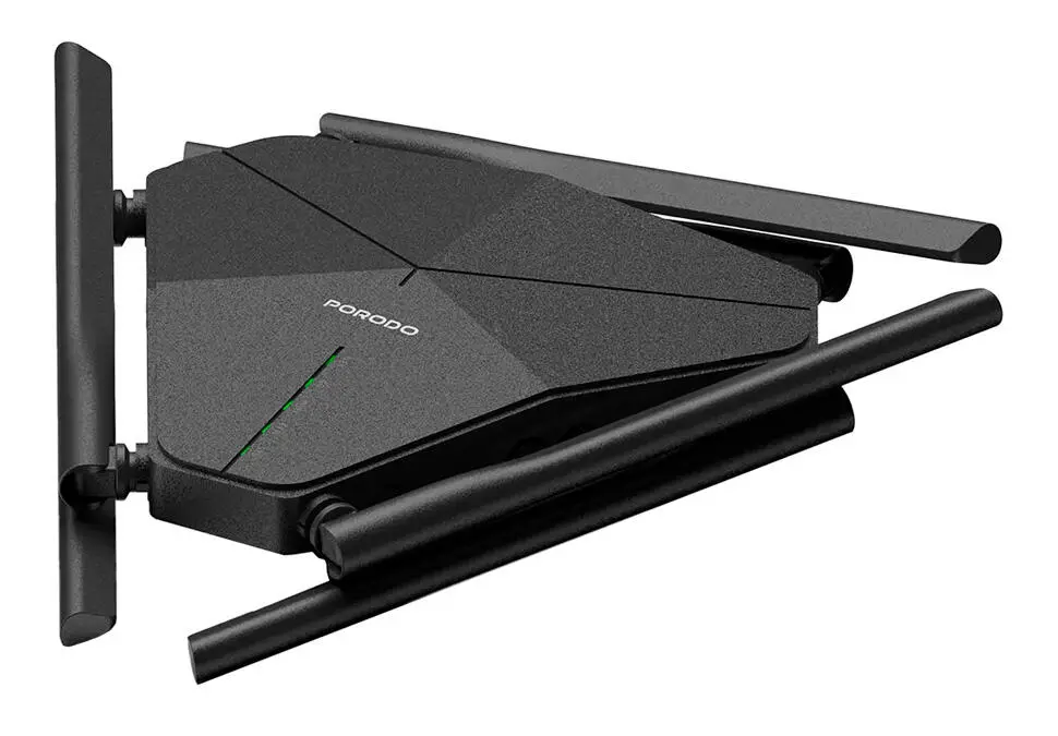 Porodo PD-LFST207-BK | Göçme Simsiz Router 4G Iki Zolak 4000mAh