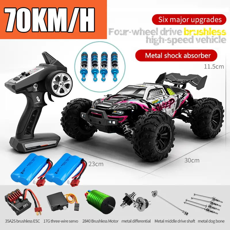 DREAM SCRC390BLK | Remote Control Offroad Car 4WD 70 km/h