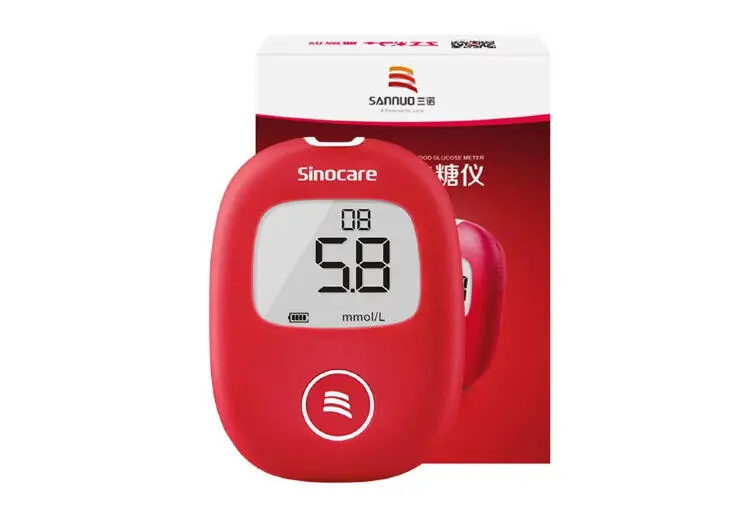 Sinocare BLDSINRD | Глюкометр английская версия + 50 ланцетов