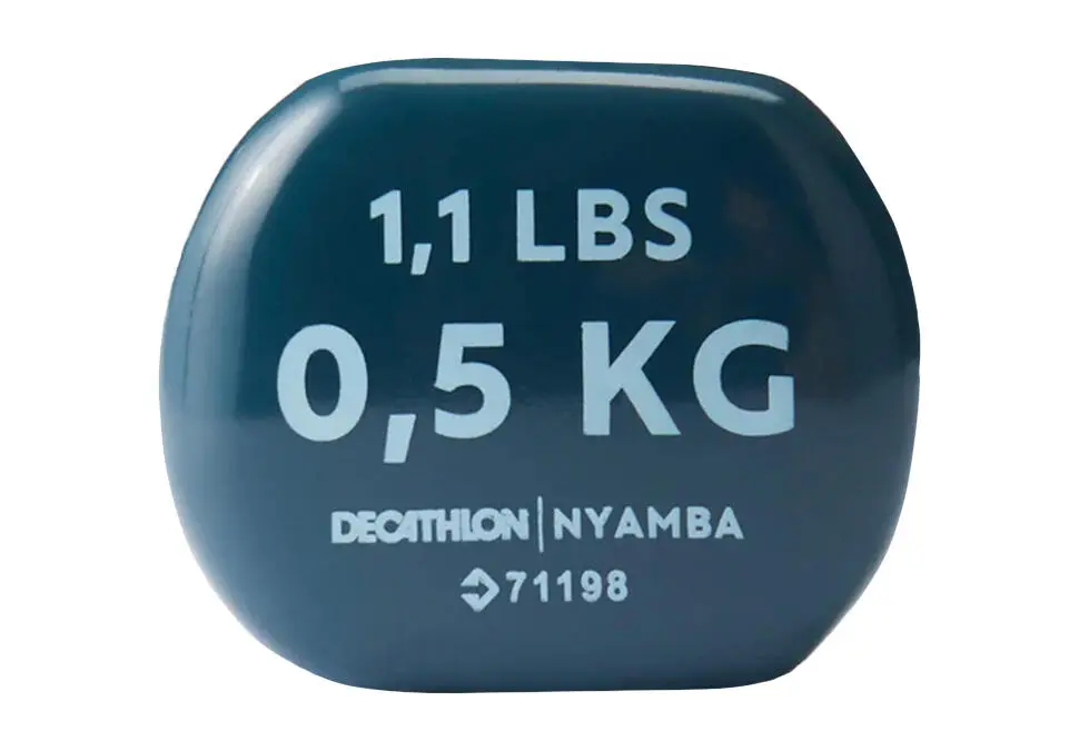 Decathlon DUMBBELLDECA712781 | Hantel 0,5 kg, ikili toplum, turba reňkli