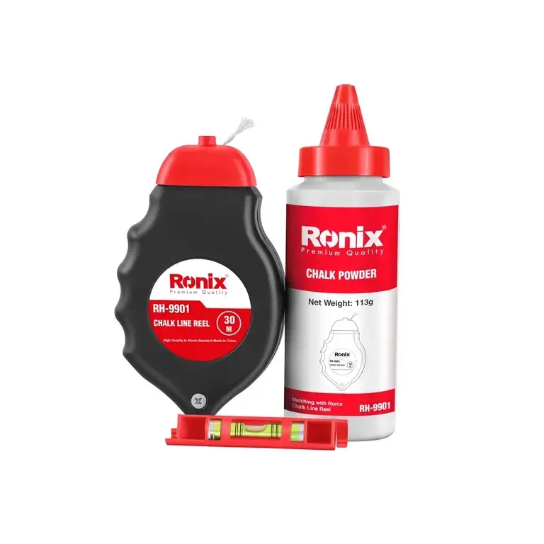 Ronix RH-9901 | Катушка Меловой Линии 30 м Прочный ABS Корпус
