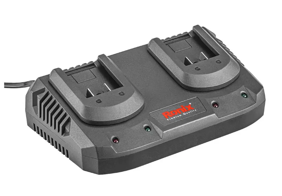 Ronix CBAT8994 | Dual Li-Ion Battery Charger 20V 2.2A Fast Charging