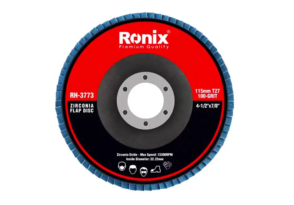 Ronix RH-3773 | Flap Disc 115 mm P100