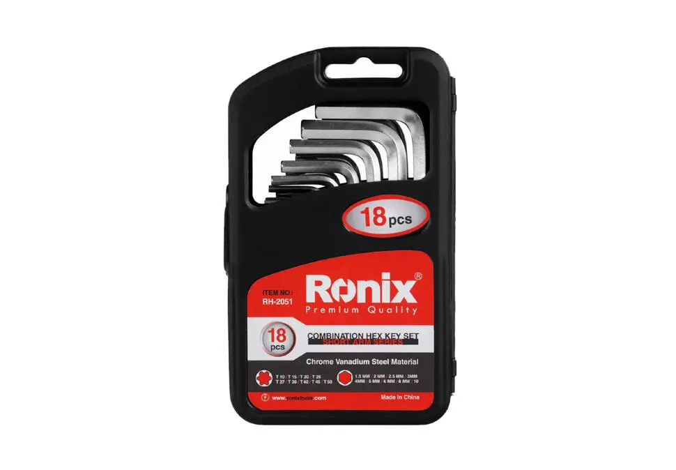 Ronix RH-2051 | HEX & TORX Key Set 18 pcs