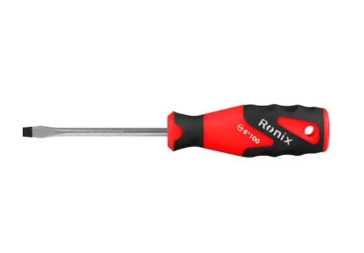 Ronix RH-2755 | Screwdriver 5x100 mm Chrome-Vanadium Steel