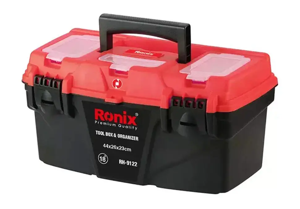 Ronix RH-9122 | Toolbox 19 Inch Heavy-Duty Plastic