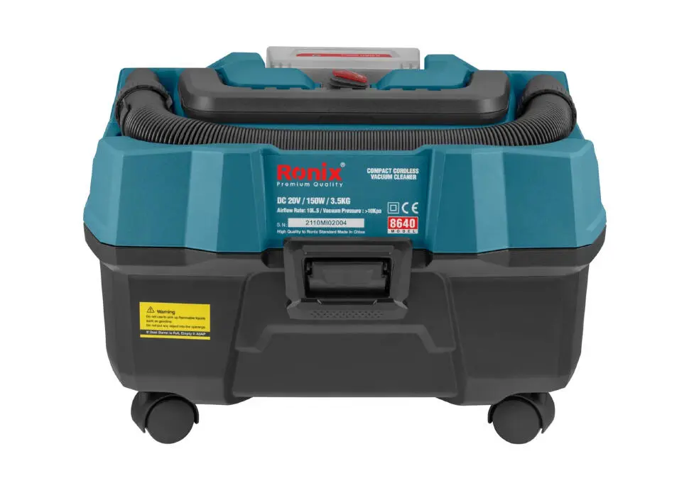 Ronix VCLEANRO8640 | Беспроводной пылесос 150 Вт 10 л