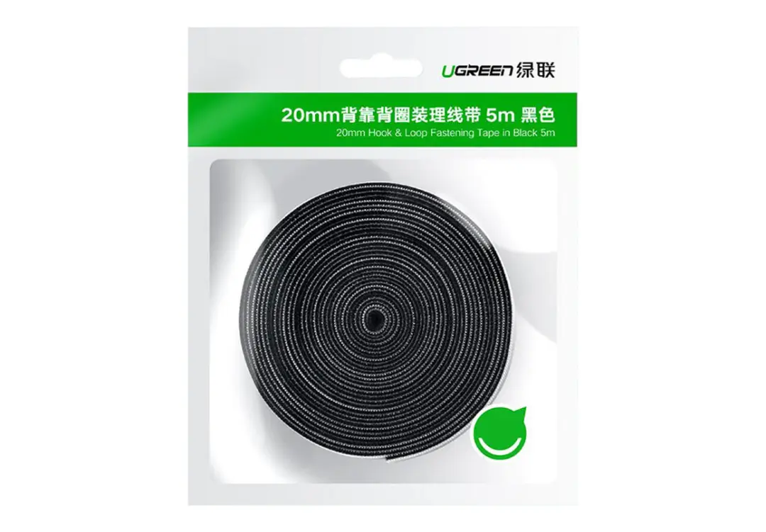 UGREEN CLFORCBLUGR5M | Kabel Baglaýjy 5m Gara