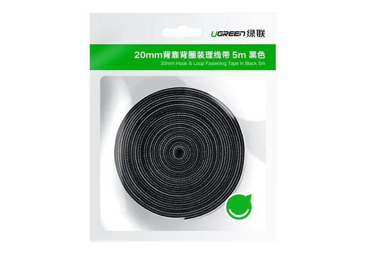 UGREEN CLFORCBLUGR5M | Kabel Baglaýjy 5m Gara