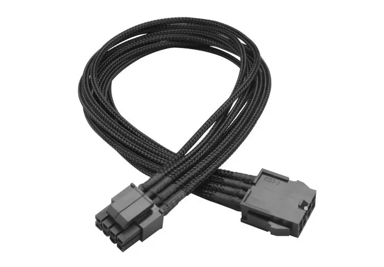 DEEPCOOL SEC8PB | Sleeved Extension Cable 8-pin 300mm Black