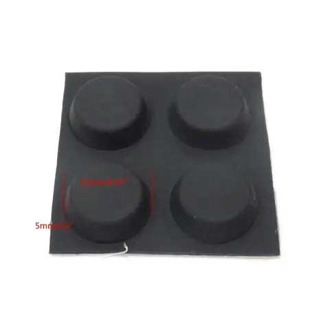 ADHESSIVE LAPFEETB | Laptop Adhesive Feet Black Universal Fit