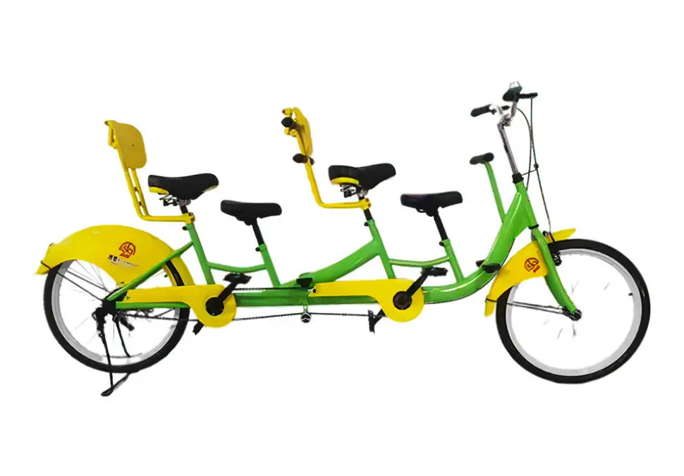 FAMILY BIKE BIKE4PCGREE | Family Bike 4 Seater Green