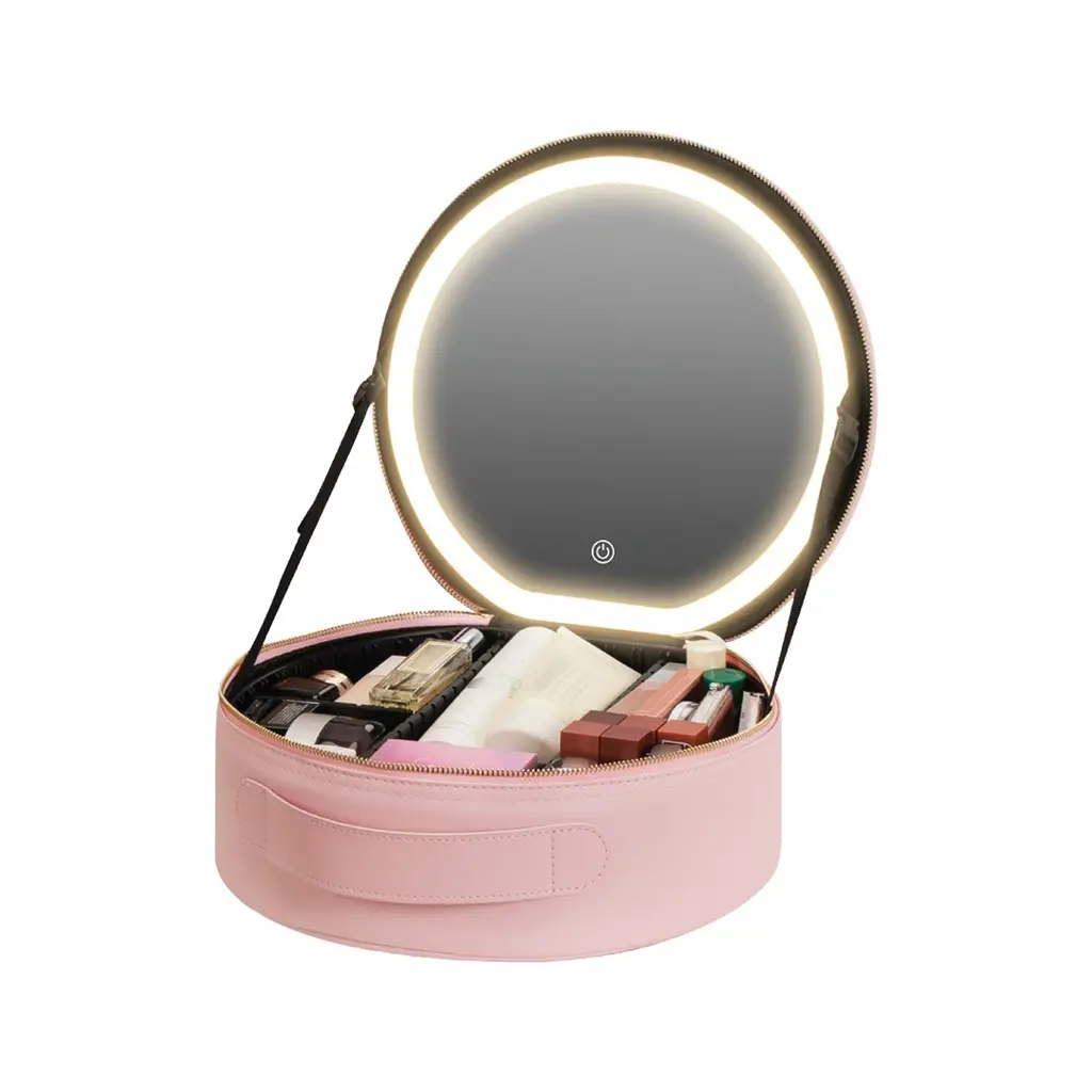 Green Lion MIRGL9904781972994 | Makeup Mirror with Fan Pink