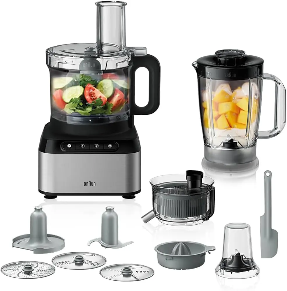 BRAUN FP3235SI | Кухонный комбайн 800 Вт 2,1 л Два режима