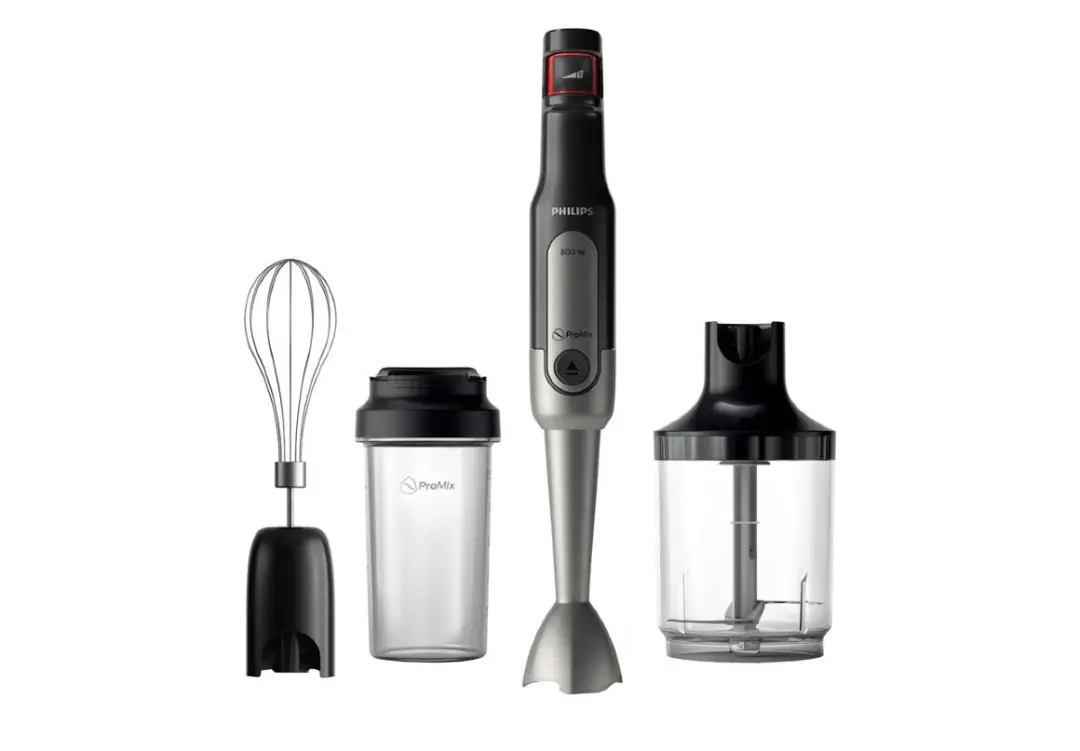 Philips HR2652 | Ручной блендер 800Вт 2 скорости 3 насадки черный