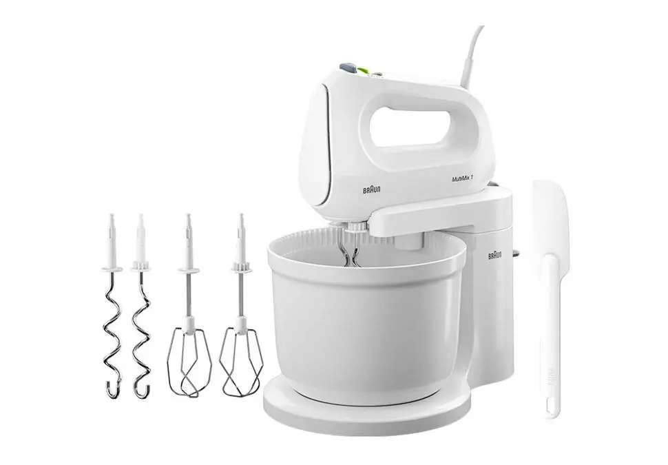 Braun MIXBRAHM1070WH | Миксер с чашей 400Вт 3л 4-скорости
