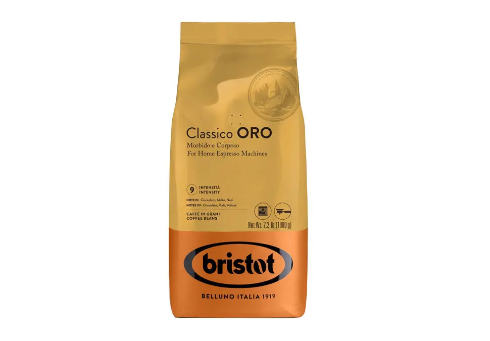Bristot COFFEEBRSITORO | Kofe däneleri 1 kg Italiýan nusgasy