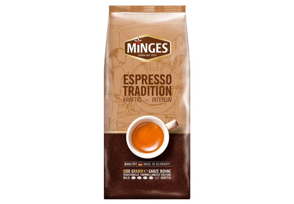 Minges COFMINESPTRA1KG | Espresso Coffee Beans 1KG