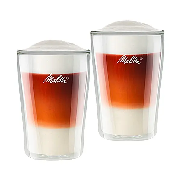 Melitta GLASSMELLATTE2 | Latte Macchiato Glass Set 2 pcs