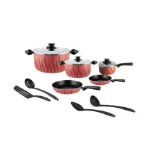 Tefal COOKTEFTEM12SET | Stick Cookware Set 12 pcs Steel Non-stick