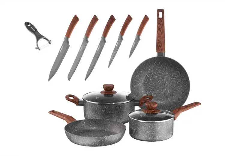 Ardesto SCSARDAR1912CGS | Cookware Set 12-Piece Non-Stick