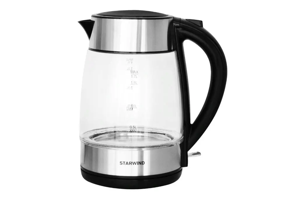 PRESINO KETPREKEGS1708 | Электрический чайник стекло 1.7 л 2200 Вт