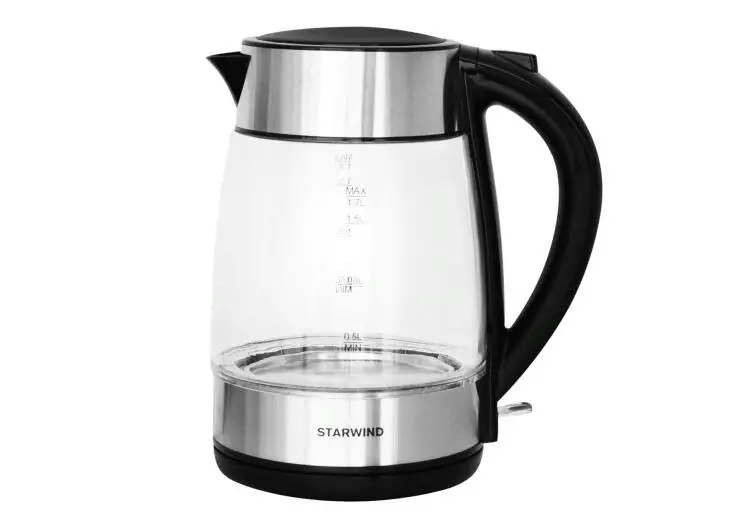 PRESINO KETPREKEGS1708 | Электрический чайник стекло 1.7 л 2200 Вт