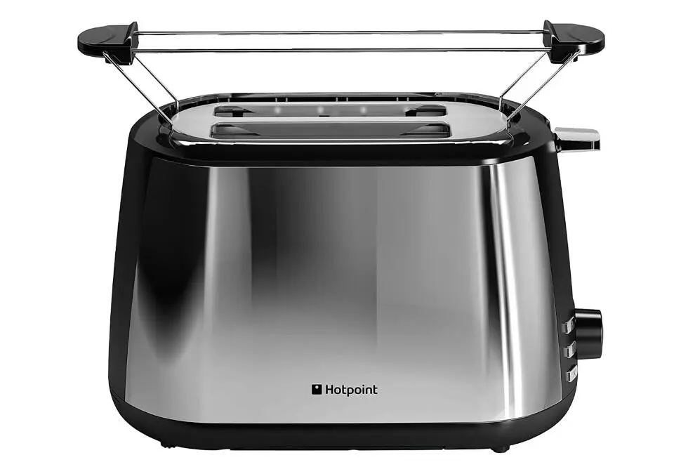 Hotpoint TT22MDX0LUK | Тостер 840Вт 2 отделения серебристый