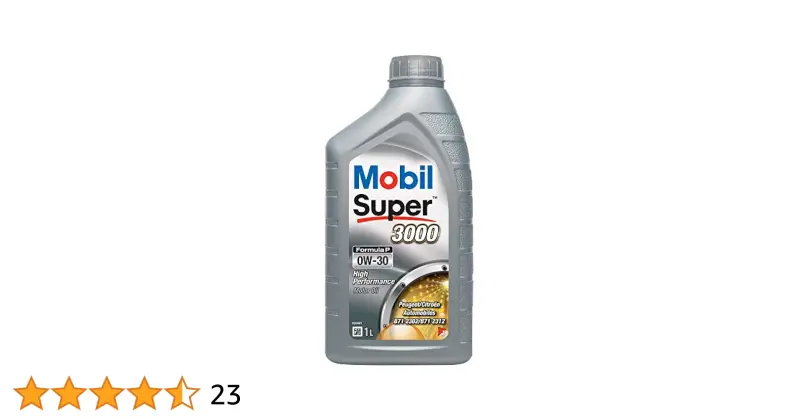 Mobil Super 3000X1 F-FE 5W-30 Motor Oil 12x1L