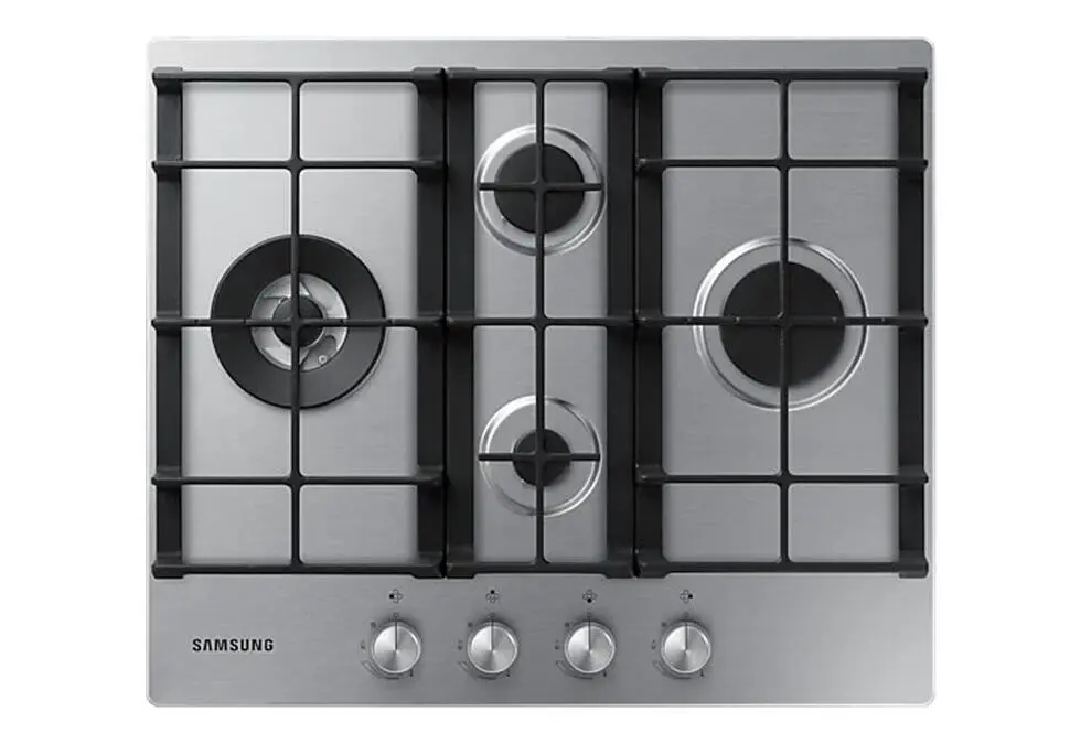 Samsung HOBSAMNA3000HSS | Gas Hob 4 Burner WOK Built-in 600x50x520 mm Silver